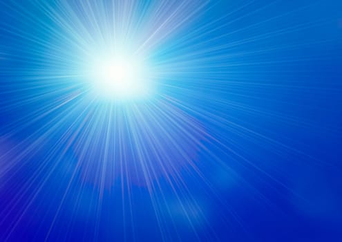 sun-sunbeams-sunshine-illustration-bokeh