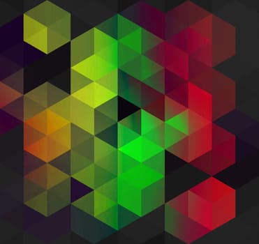 abstract geometric colors form concept background