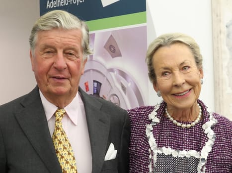 Albert Darboven (owner and managing director of J.J. Darboven) with wife Edda Darboven in the state capital Magdeburg at the reception by the mayor Dr. Lutz Trümper (independent) on May 22,2016