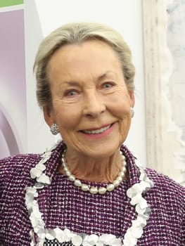 Edda Darboven (wife of Albert Darboven) in the state capital Magdeburg at the reception by the Mayor Dr. Lutz Trümper (independent) on May 22,2016