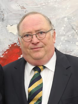 Karl Otto Rabbethge in the state capital Magdeburg at the reception by the Mayor Dr. Lutz Trümper (independent) on May 22,2016