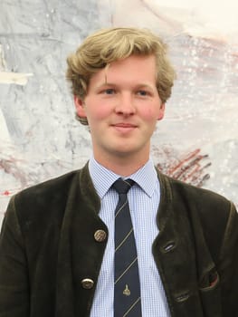Mr. Friedrich Rübcke von Veltheim in the state capital Magdeburg at the reception by the Mayor Dr. Lutz Trümper (independent) on May 22,2016