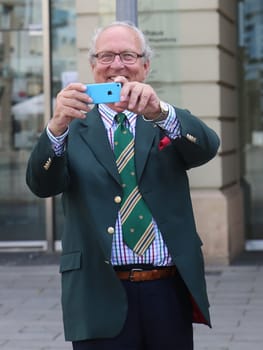 Eduard,Prince of Anhalt in the state capital Magdeburg at the reception by the Mayor Dr. Lutz Trümper (independent) on 22 May 2016
