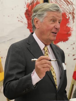 Albert Darboven (owner and managing director of J.J. Darboven) in the state capital Magdeburg at the reception by the mayor Dr. Lutz Trümper (independent) on May 22,2016