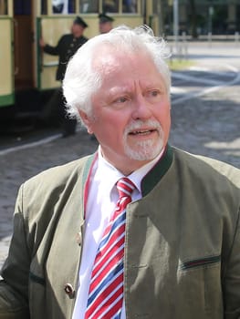 Dr. Willi Polte (SPD) Ex-Mayor of the state capital Magdeburg at the reception for the 110th anniversary of the Magdeburger Rennverein with the Mayor of Magdeburg Dr. Lutz Trümper on 22 May 2016