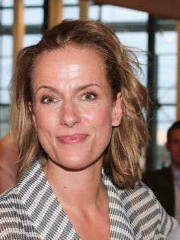 Actress Claudia Michelsen (Chief Commissioner Doreen Brach) in police call 110 from Magdeburg at the premiere "Endstation"" - 45 years police call 110 at CinemaxX Magdeburg on 23.05.2016"