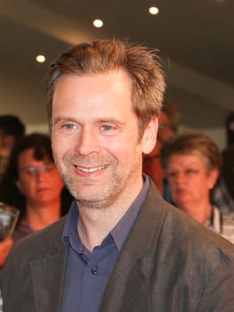 Actor Matthias Matschke (main commissioner Dirk Köhler) in the police call 110 Magdeburg at the premiere "Endstation"" - 45 years police call 110 at the CinemaxX Magdeburg on 23.05.2016"