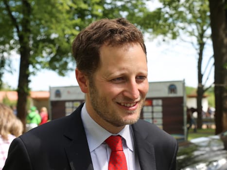 Prince Georg Friedrich of Prussia (great-great-grandson of Kaiser Wilhelm II) on the racecourse Magdeburg on the occasion of the 110th anniversary on 22.05.2016