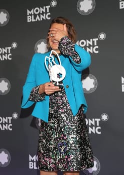Andrea von Goetz  .Montblanc de la Culture Arts Patronage Award 2016  im  Historischen Pumpwerk Berlin .