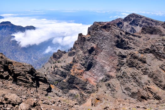 Photo Picture of a Valley in the Canary Islands Roque los Muchachos