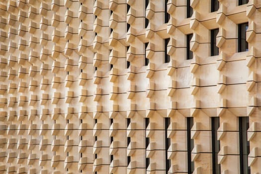 Modern and stylish windows drawing a pattern