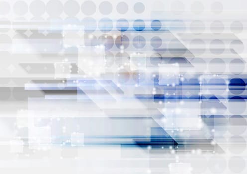 Light modern hi-tech geometric background