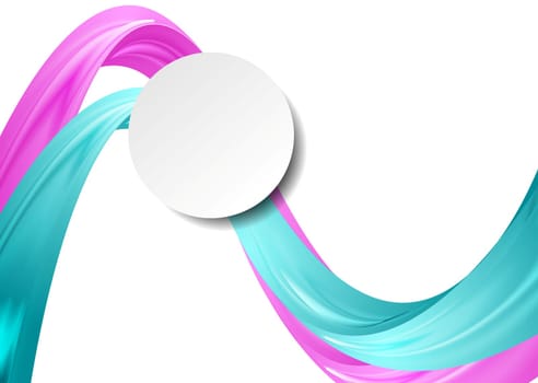 Abstract smooth wavy background