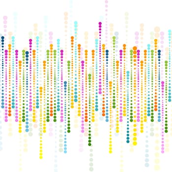 Bright abstract geometric background with circles