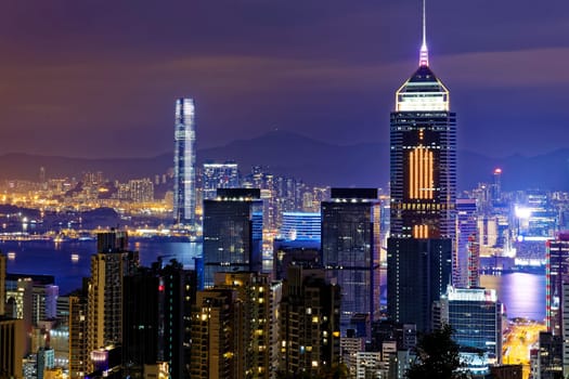 Hong Kong Modern City Night