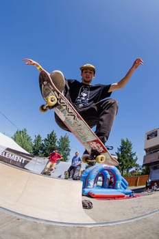 LISBOA, PORTUGAL - JUNE 4, 2016: Bruno Senra during the Element Ramp Tour Farewell.