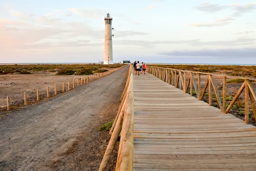 Photo Picture of an Old Lighthouse near the Sea