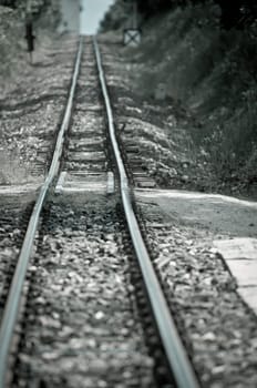 Old railway tracks