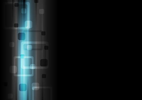 Contrast dark blue hi-tech background
