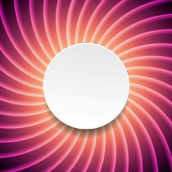 Smooth purple swirl background with circle