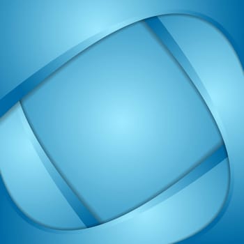Bright corporate wavy background