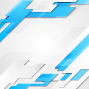 Blue grey hi-tech geometric abstract bright background