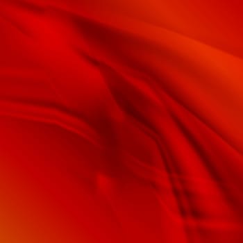 Abstract smooth lines bright red background