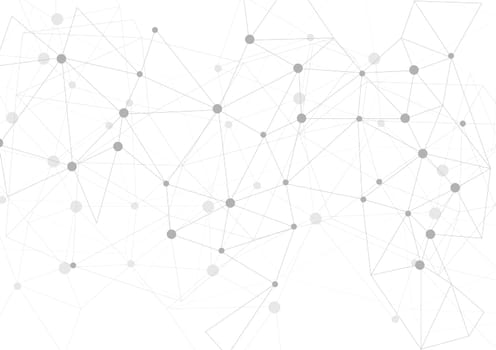 Light grey polygonal communication background