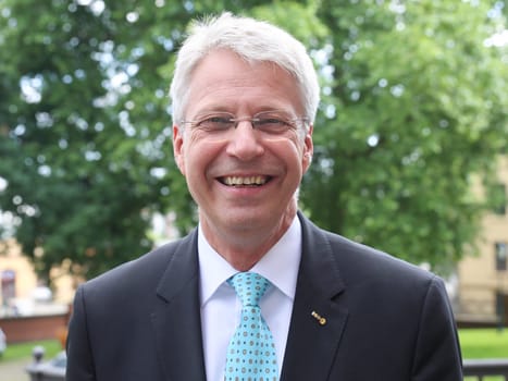 Event series Saxony-Anhalt-Premium with astronaut Thomas Reiter in Magdeburg on June 09,2016