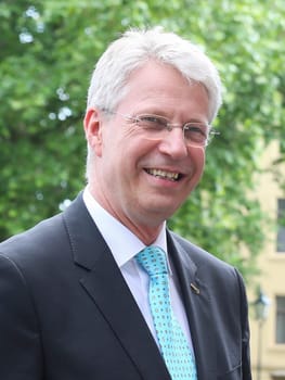 Event series Saxony-Anhalt-Premium with astronaut Thomas Reiter in Magdeburg on June 09,2016