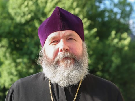 Boris Ustimenko,Archpriest of the Russian Orthodox Community in Magdeburg at the event series Saxony-Anhalt Premium with astronaut Thomas Reiter in Magdeburg on 09.06.2016