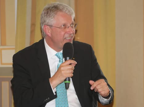 Event series Saxony-Anhalt-Premium with astronaut Thomas Reiter in Magdeburg on June 09,2016