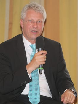 Event series Saxony-Anhalt-Premium with astronaut Thomas Reiter in Magdeburg on June 09,2016