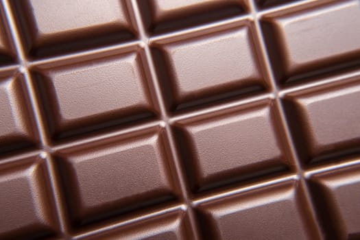 chocolate bar, view from above