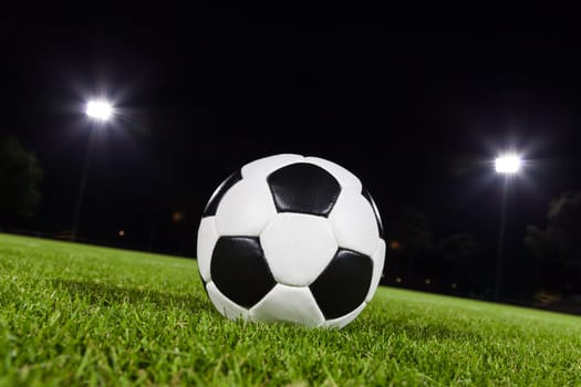 soccer ball on playing field