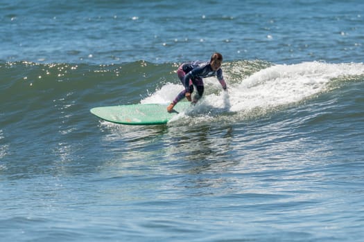 GAIA, PORTUGAL - JUNE 11: Keiko Kodaka (JPN) at LQS Longboard Pro Gaia Women's Longboard Tour #3.