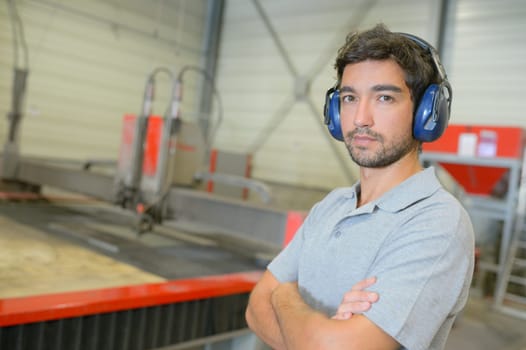 Portrait of industrial worker
