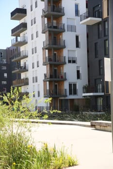 Details of architecture in green neighborhood
