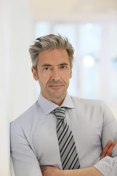 Portrait of confident mature businessman