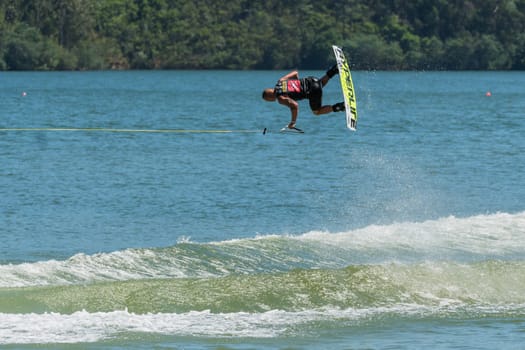 FERREIRA DO ZEZERE, PORTUGAL - JUNE 12, 2016: Rusty Malinoski (CAN) during the 2016 Nautique European Pro Am presented by Rockstar Energy.