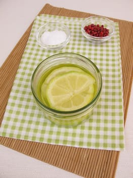 Pickled salt lemons in brine