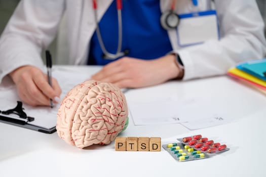 Overview of PTSD treatment focusing on brain imagery techniques, medication options, and doctors insights