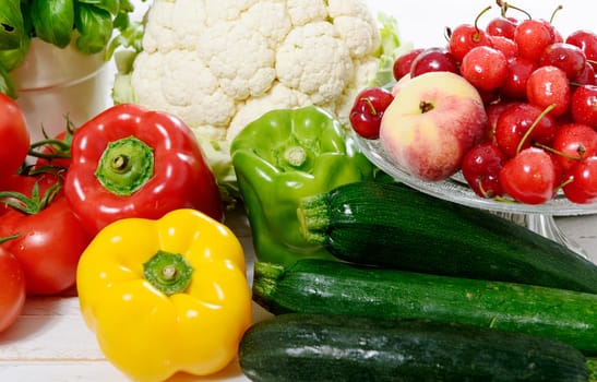 an assortment of fresh vegetables