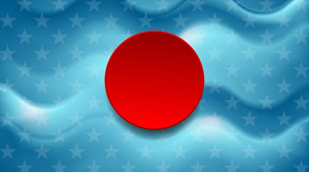 Abstract wavy usa colors background