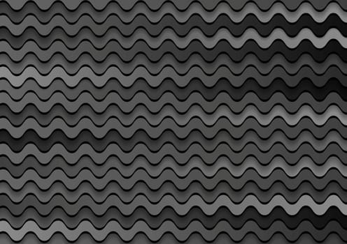 Dark abstract wavy background