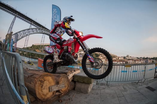 PORTO, PORTUGAL - JUNE 17, 2016: Pro pilot Sergi Leon (ESP) during the Extreme Lagares 2016 prologue.