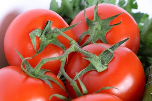 Image of still life with fresh vegetables