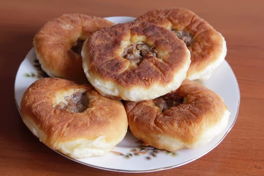 Image of Russian Traditional handmade ruddy pie