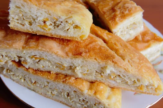 Image of Russian Traditional handmade ruddy pie