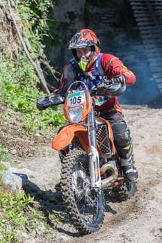 PENAFIEL, PORTUGAL - JUNE 19, 2016: Expert pilot Stefan Zwerens (GER) during the Extreme Lagares 2016.